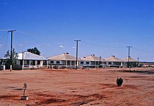 Former Commonwealth Railways employee houses at Loongana, on the Trans-Australian Railway, 2006