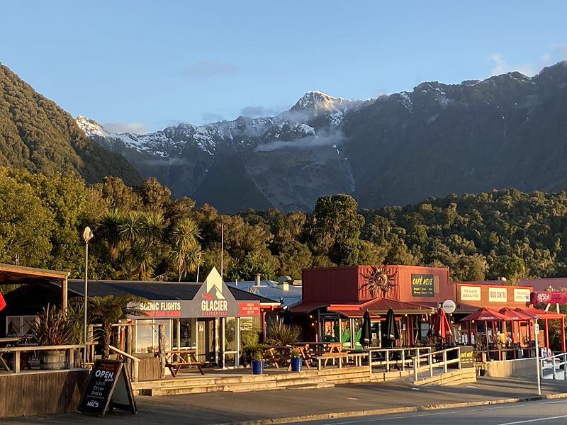 Fox Glacier main street MRD