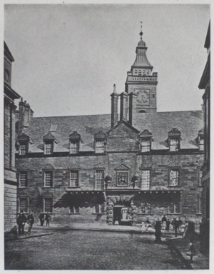 Front of The University of Glasgow 1870