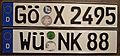 GERMANY License plates with German letters - Flickr - woody1778a