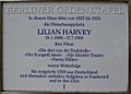 Gedenktafel Lilian Harvey Berlin Düsseldorferstrasse 47 20070607