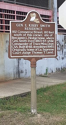 Gen E Kirby Smith Residence Historical Marker 2021-10-19 TJ 01