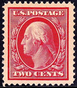 George Washington 1908 Issue-Two-Cents