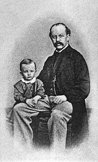 Gerhart Hauptmann and his Father