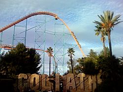 Goliath at Six Flags Magic Mountain (first drop).jpg