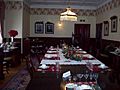Government House (Regina) dining room on New Year's Day
