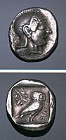 Greek Silver Tetradrachm of Athens (Attica)