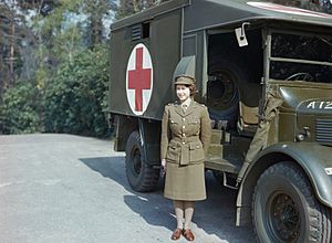 Hrh Princess Elizabeth in the Auxiliary Territorial Service, April 1945 TR2832