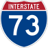 Interstate 73 marker