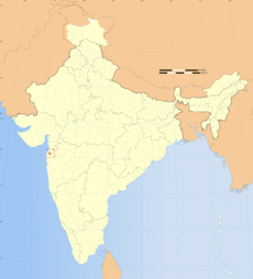 India Dadra and Nagar Haveli locator map