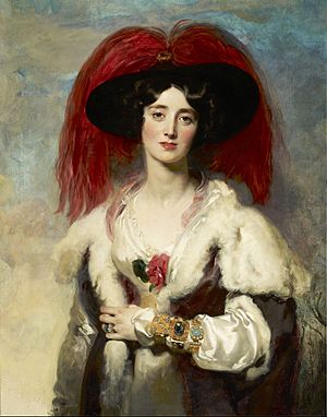 Julia, Lady Peel - Lawrence 1827
