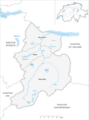 Karte Gemeinden des Kantons Glarus 2011