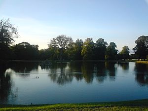 Lake at Whitworth Hall Country Park