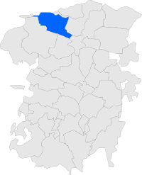 Map showing location within Berguedà
