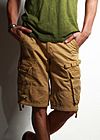 Man wearing a green T-shirt and cargo shorts (cropped).jpg