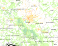 Map commune FR insee code 23096