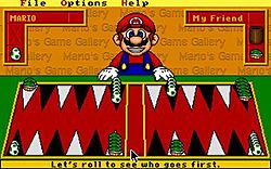 Mario's Game Gallery Backgammon