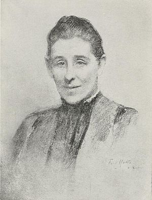 Mary Louis Armitt by Frederic Yates from her 1912 Grasmere book