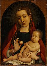 Michiel Sittow - The Virgin and Child - Google Art Project