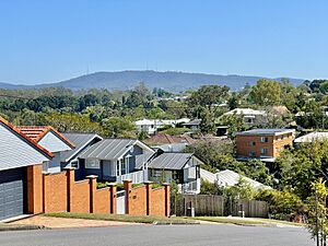 Mount Coot-tha seen from Sherwood, Queensland, 2021