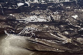 Aerial view of Stratton Mountain Resort
