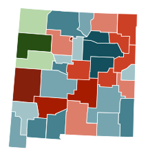 New mexico counties by race