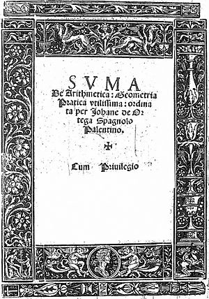 Ortega, Juan de – Tratado subtilissimo de aritmetica y de geometria, 1515 – BEIC 104004
