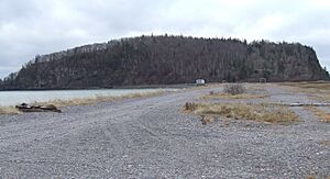 Partridge Island, Nova Scotia viewed from its eastern side