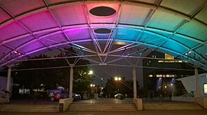 Peckham Arch Ron Haselden Light Sculpture