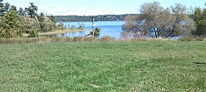 Pinney Homestead erected 1825 dock on Ottawa River