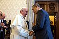 President Barack Obama with Pope Francis at the Vatican, March 27, 2014
