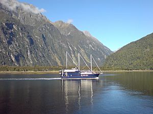 Real Journeys Milford Sound Ship