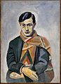 Retrato de Tristan Tzara (Robert Delaunay)