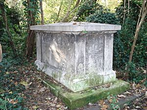 Rev James Sherman memorial at Abney Park