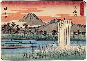 Sagami River (Hiroshige, 1852)