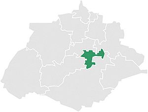 Municipality location in Aguascalientes