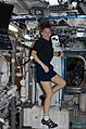 Sandy Magnus in the Destiny Module