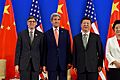 Secretaries Lew and Kerry Pose With Chinese President Xi Before the Chinese Leader Addressed the Opening Session of the U.S.-China Strategic Dialogue in Beijing (27267963990)