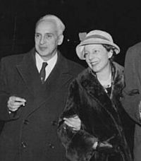 Severo Ochoa with wife 1959