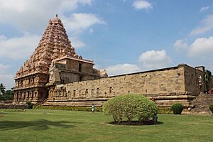 Side View of Gangaikonda Cholapuram Temple.