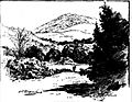 Sketch of Mount Elphinstone, Brookfield area, 1893