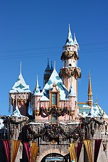 Sleeping Beauty Castle Holiday Disneyland
