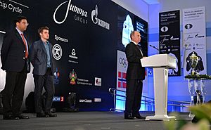 Speech of the president Putin at the closing ceremony of a world-title match on chess