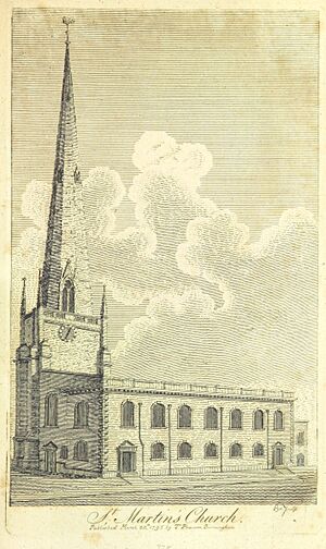 St Martin in the Bull Ring circa 1809