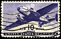 Stamp US 1941 10c air