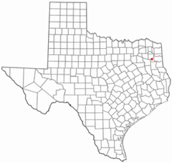 Location of Clarksville City, Texas