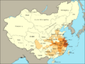 Taiping Heavenly Kingdom map