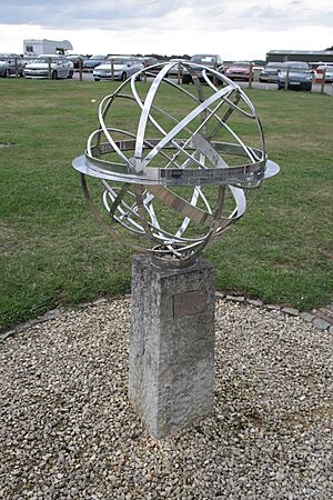 The Alpha Lima Armillary Sphere, Lasham Airfield, Hampshire, UK