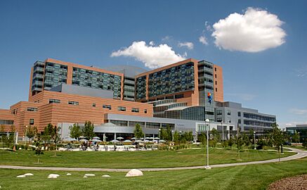 Photo of the Anschutz Medical Campus in Adams County, Colorado