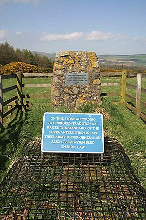 The Covenanter's Stone on Duns Law - geograph.org.uk - 1265154
